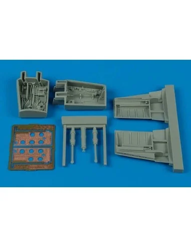 F-86 Sabre air brake set für Kinetic Bausatz, 1/32 - Aires 2078