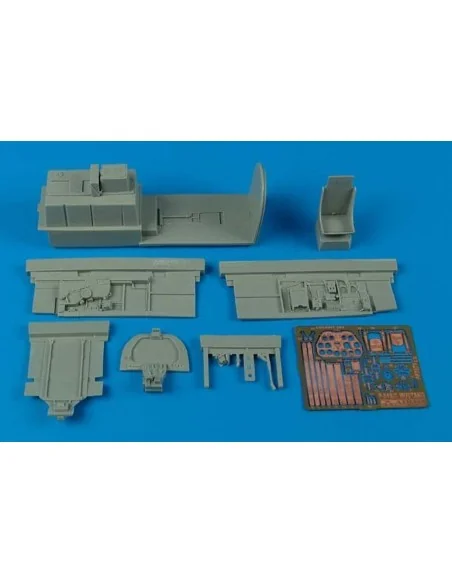 P-51B/C Mustang cockpit set für Trumpeter Bausatz, 1/32 - Aires 2079