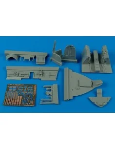 F8F-1 Bearcat cockpit set Für Trumpeter Bausatz, 1/32 - Aires 2087