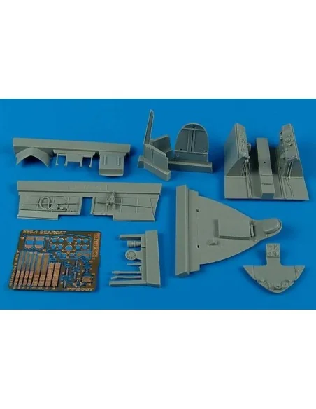 F8F-1 Bearcat cockpit set Für Trumpeter Bausatz, 1/32 - Aires 2087