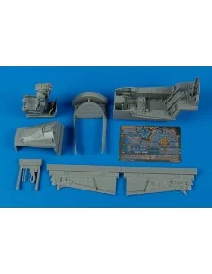 F-8E/H Crusader cockpit set für Trumpeter Bausatz, 1/32 - Aires 2088