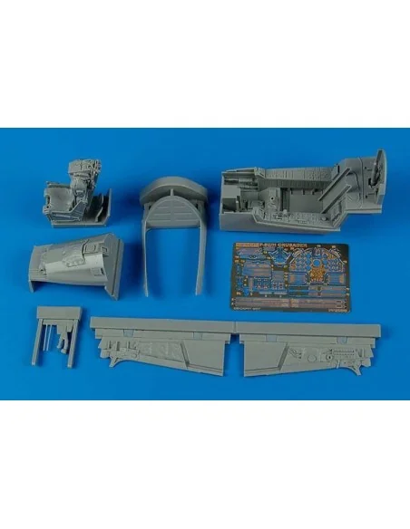 F-8E/H Crusader cockpit set für Trumpeter Bausatz, 1/32 - Aires 2088