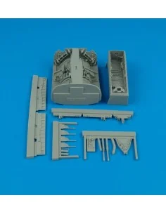 F-8 Crusader wheel bay Für Trumpeter Bausatz, 1/32 - Aires 2096