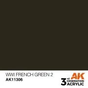 WWI French Green 2 - AK Interactive AK11306 WWI French Green 2 - AK Interactive AK11306