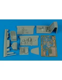 [NO_DESC] Bf 109E-4/E-7 cockpit set for Eduard, 1/32 - Aires 2104