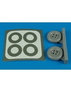 [NO_DESC] Spitfire Mk.IX wheels & paint masks, 1/32 - Aires 2128