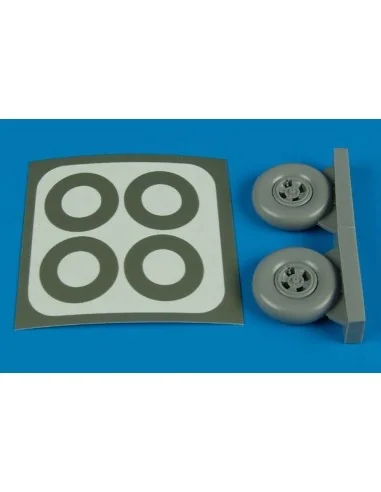 Spitfire Mk.IX wheels & paint masks, 1/32 - Aires 2128