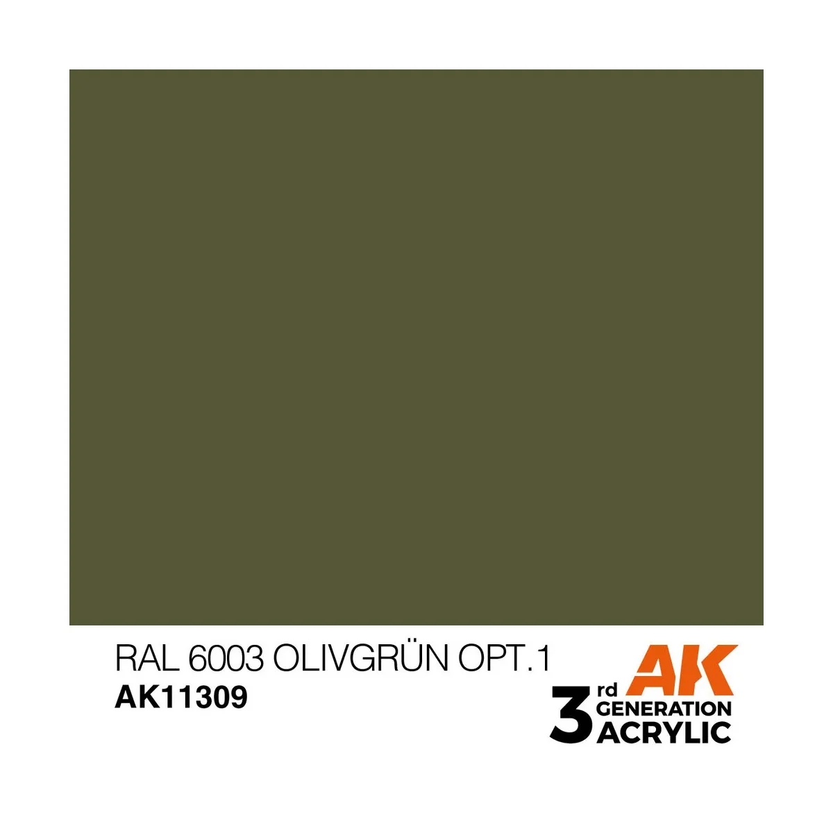 RAL 6003 Olivgrün opt.1 - AK Interactive AK11309 RAL 6003 Olivgrün opt.1 - AK Interactive AK11309