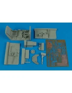 Bf 109F-2/F-4 cockpit set for Hasegawa, 1/32 - Aires 2141