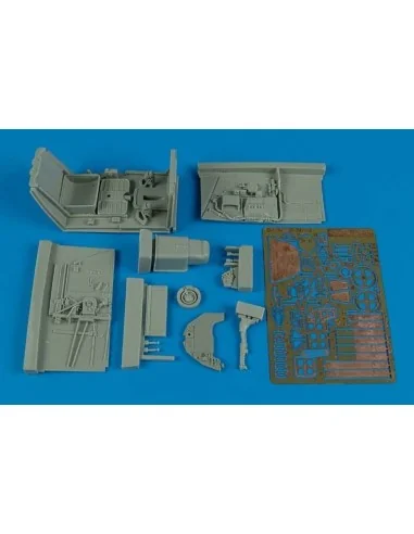 Bf 109F-2/F-4 cockpit set for Hasegawa, 1/32 - Aires 2141