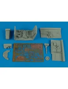 Bf 109GF-2/F-4 cockpit set for Trumpeter, 1/32 - Aires 2144
