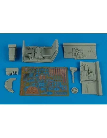 Bf 109GF-2/F-4 cockpit set for Trumpeter, 1/32 - Aires 2144