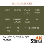 RAL 6003 Olivgrün opt.1 - AK Interactive AK11309