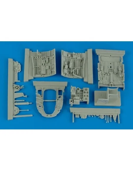 A6M5 Zero Fighter cockpit set for TAM, 1/32 - Aires 2150