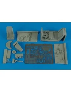 Bf 109F-2/F-4 early cockpit set (HAS), 1/32 - Aires 2151