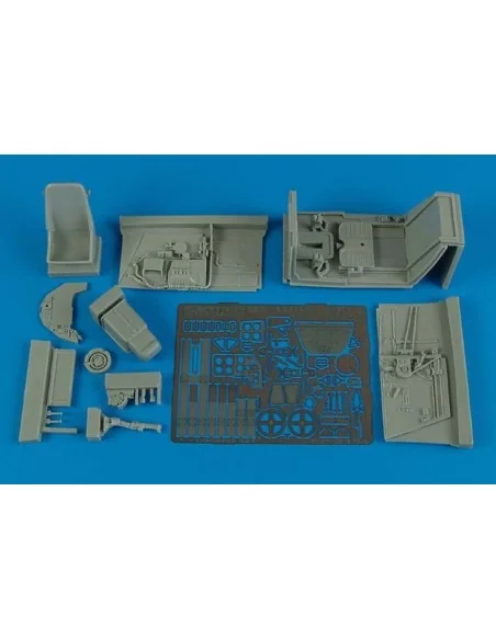 Bf 109F-2/F-4 early cockpit set (HAS), 1/32 - Aires 2151
