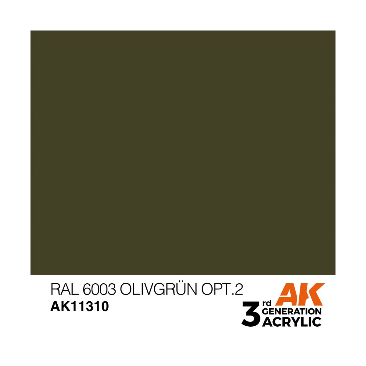 RAL 6003 Olivgrün opt.2 - AK Interactive AK11310 RAL 6003 Olivgrün opt.2 - AK Interactive AK11310