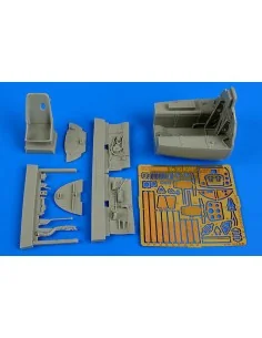 Me 163B Komet cockpit set for Meng, 1/32 - Aires 2198