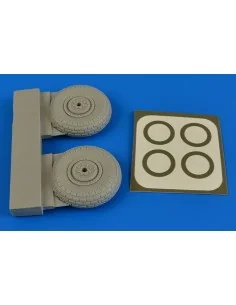 II-2m2 wheels & paint masks, 1/32 - Aires 2207