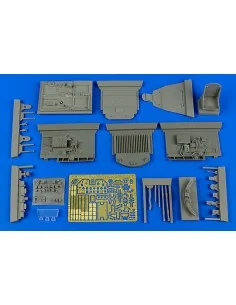 P-47D Thunderbolt cockpit set for Hasega, 1/32 - Aires 2209