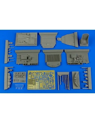 P-47D Thunderbolt cockpit set for Hasega, 1/32 - Aires 2209