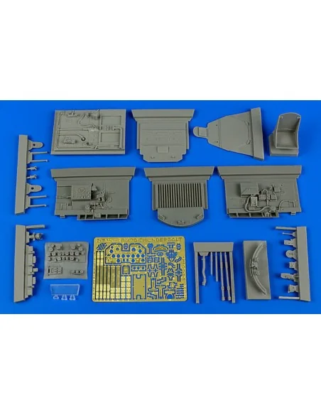 P-47D Thunderbolt cockpit set for Hasega, 1/32 - Aires 2209