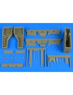 T-28 Trojan wheel bay for Kitty Hawk, 1/32 - Aires 2215