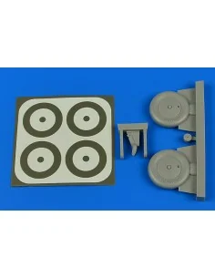 I-153 Wheels & paint masks for ICM, 1/32 - Aires 2225