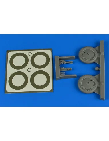 I-16 wheels & paint masks for ICM/HAS/REV, 1/32 - Aires 2236