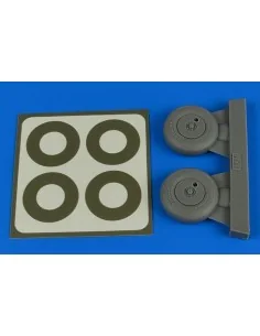 [NO_DESC] Spitfire Mk.IX wheels (covered) & paint masks for Tamiya,...