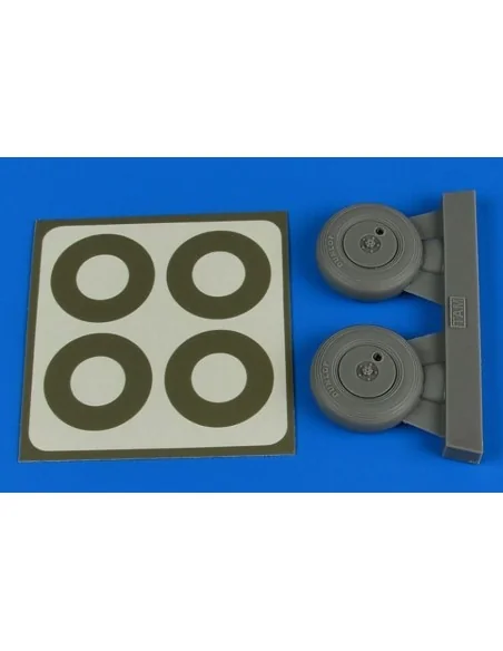 Spitfire Mk.IX wheels (covered) & paint masks for Tamiya, 1/32 - Ai...