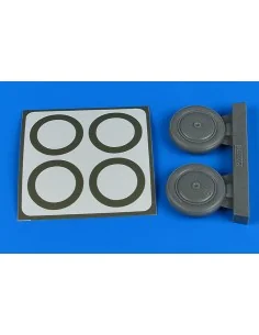 PZL-11 wheels & paint masks for, 1/32 - Aires 2249