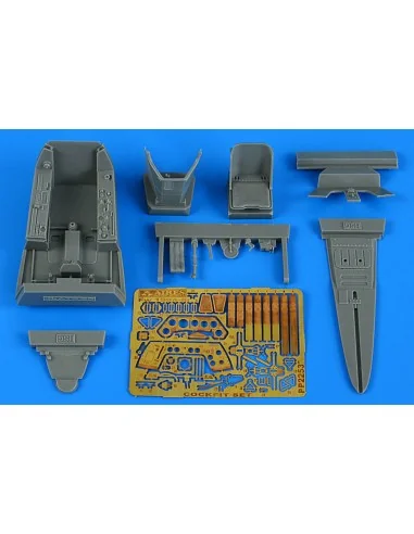 Fw 190A-8 cockpit set for HASEGAWA, 1/32 - Aires 2253