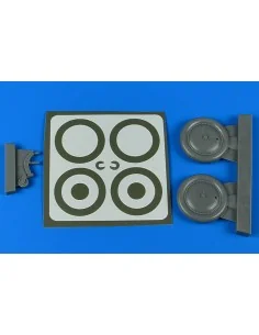 K5Y Willow wheels & paint masks, 1/32 - Aires 2258