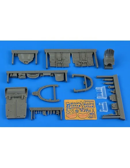 Macchi MC.202 cockpit set - early v., 1/32 - Aires 2276