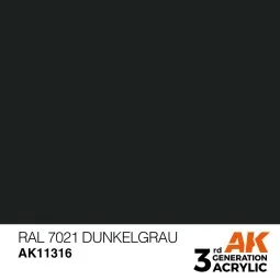 RAL 7021 Dunkelgrau - AK Interactive AK11316