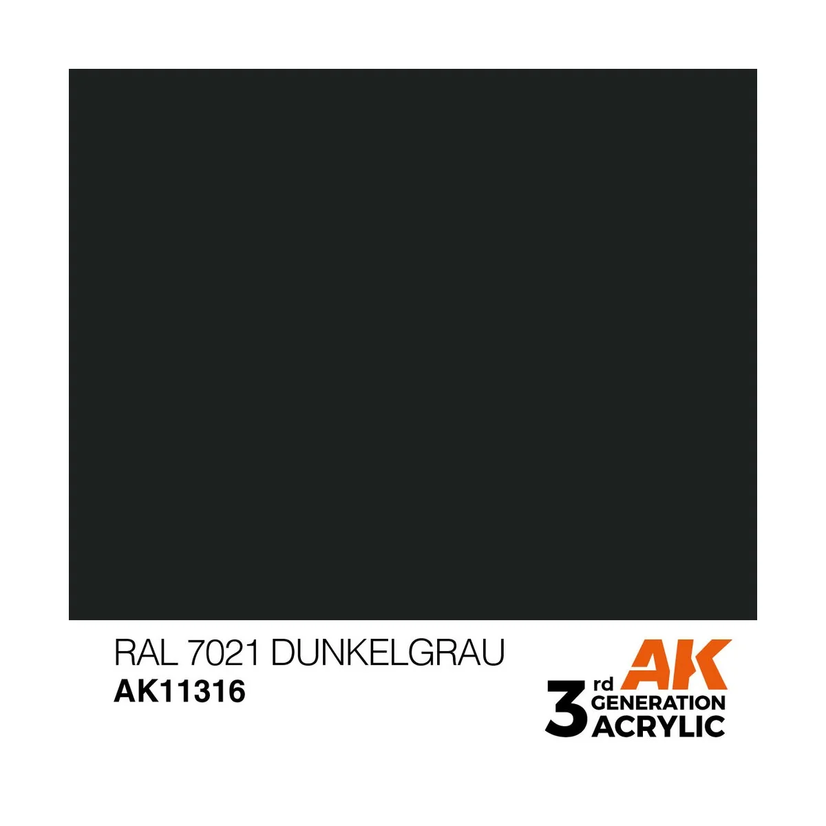 RAL 7021 Dunkelgrau - AK Interactive AK11316