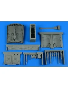 TF-104G & CF-104D & F-104DJ/F Starfighter wheel bay for Italeri, 1/...