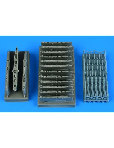 A-1 Skyraider pylons - early version for Trumeter, 1/32 - Aires 2295