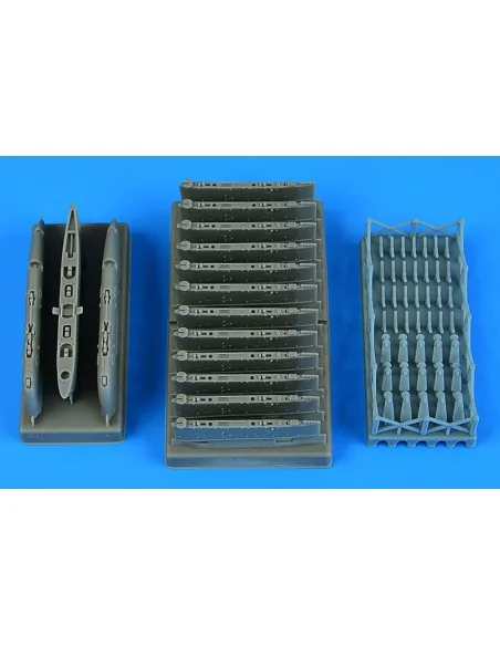 A-1 Skyraider pylons - early version for Trumeter, 1/32 - Aires 2295