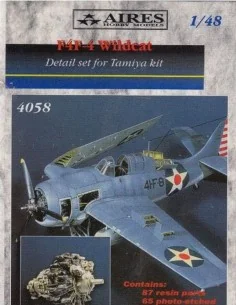 F4F-4 Wildcat Super Detailset, 1/48 - Aires 4058