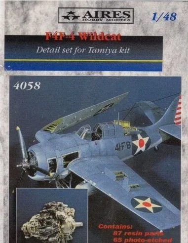 F4F-4 Wildcat Super Detailset, 1/48 - Aires 4058