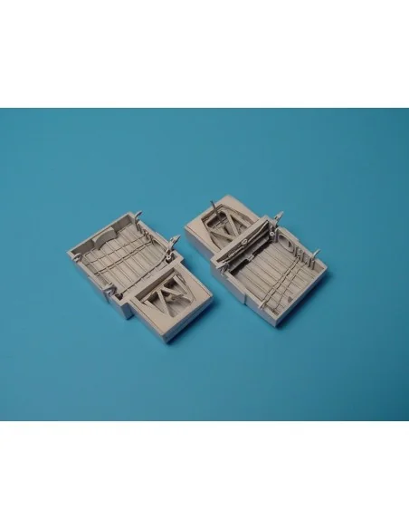 A-1H Skyraider Fahrwerkschächte für Tamiya Bausatz, 1/48 - Aires 4174