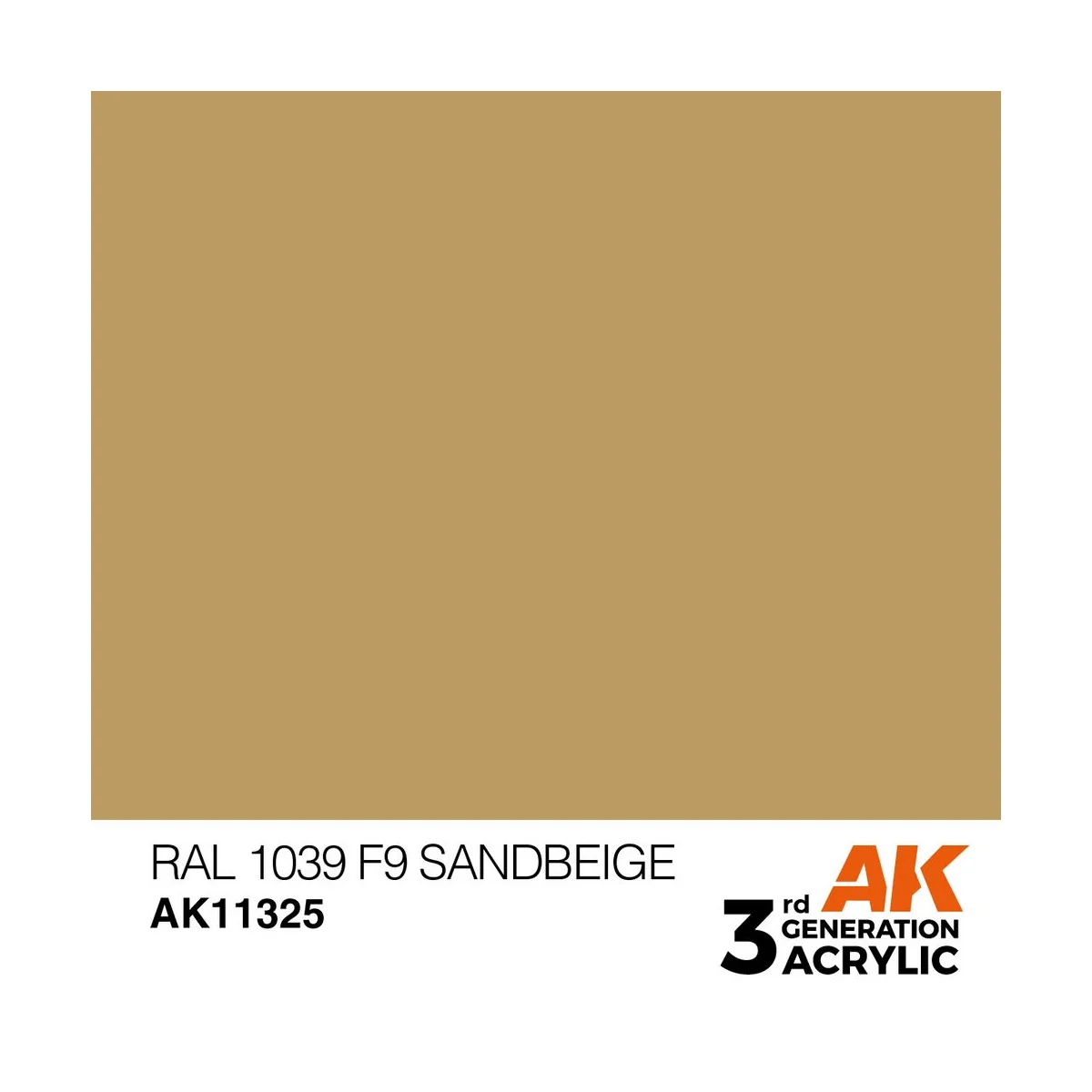 RAL 1039 F9 Sandbeige - AK Interactive AK11325 RAL 1039 F9 Sandbeige - AK Interactive AK11325