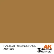 RAL 8031 F9 Sandbraun - AK Interactive AK11326 RAL 8031 F9 Sandbraun - AK Interactive AK11326