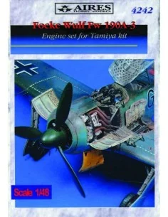 Fw 190A3 Engine set für Tamiya-Bausatz, 1/48 - Aires 4242