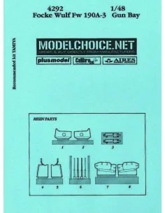 Fw 190A-3 gun bay, 1/48 - Aires 4292