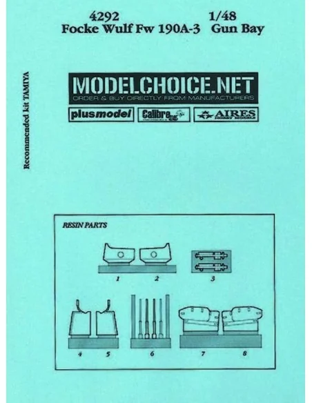 Fw 190A-3 gun bay, 1/48 - Aires 4292