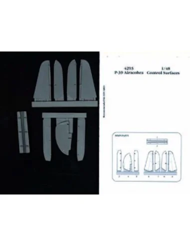[NO_DESC] P-39 Airacobra control surfaces für Eduard-Bausatz, 1/48 ...