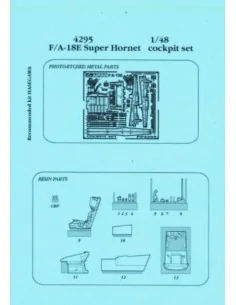 F/A-18E Super Hornet Cockpit, 1/48 - Aires 4295